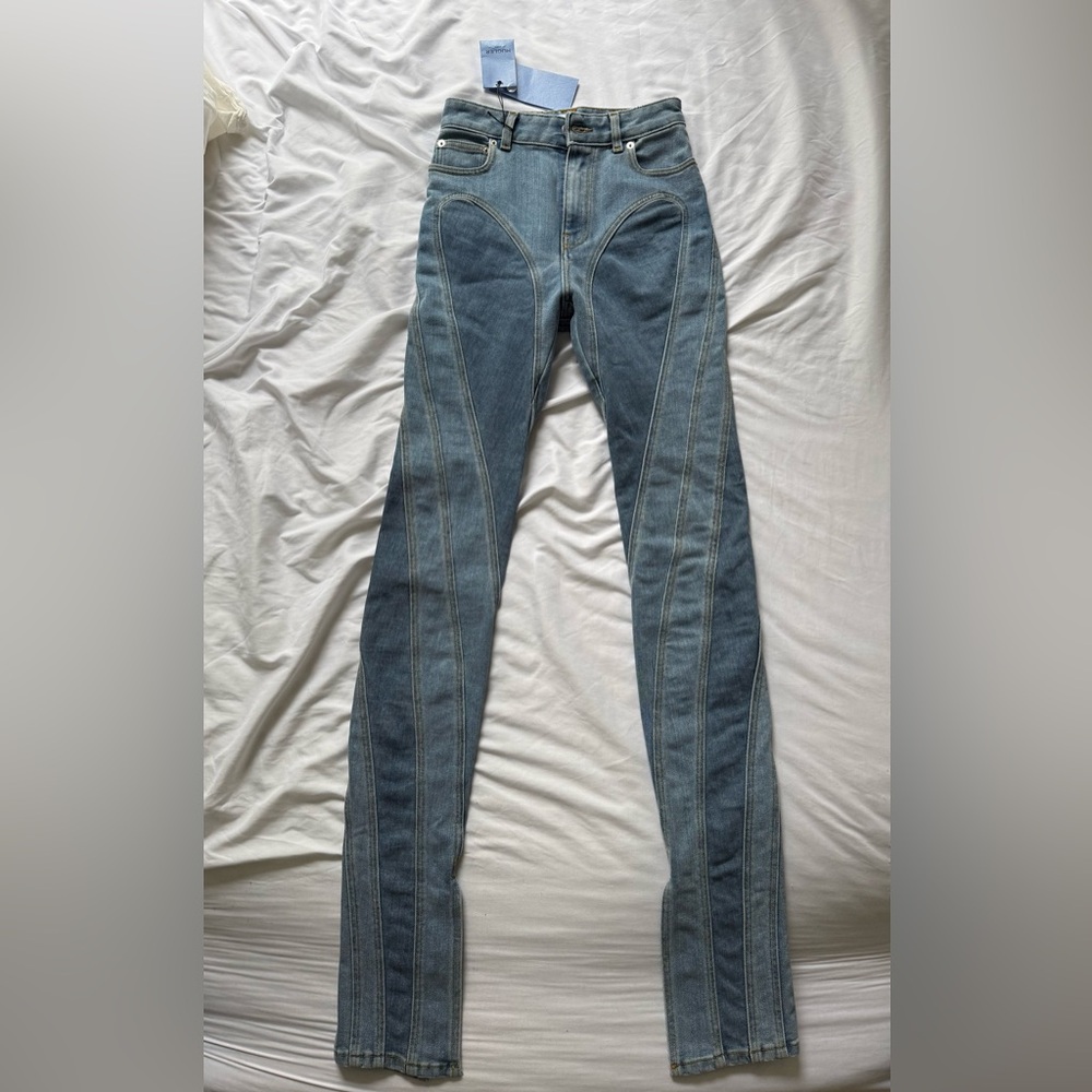 Mugler Spiral Jeans, brand new with tags! Size FR 34/ US 2